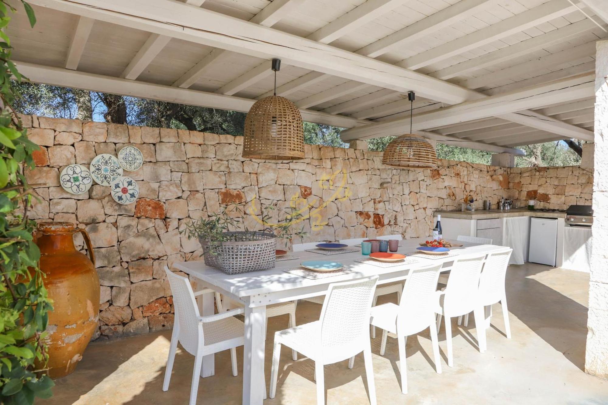 Villa Td Dimora Del Giglio With Organic Garden With Pool Ostuni Exterior foto